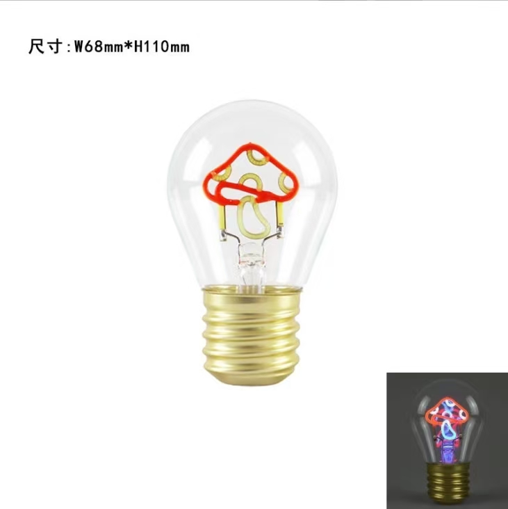 Mushroom shaped LED light bulb